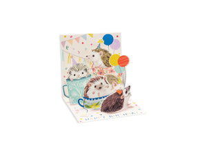 3D Card Ohh Deer Petite Pop-up - Hedgehog