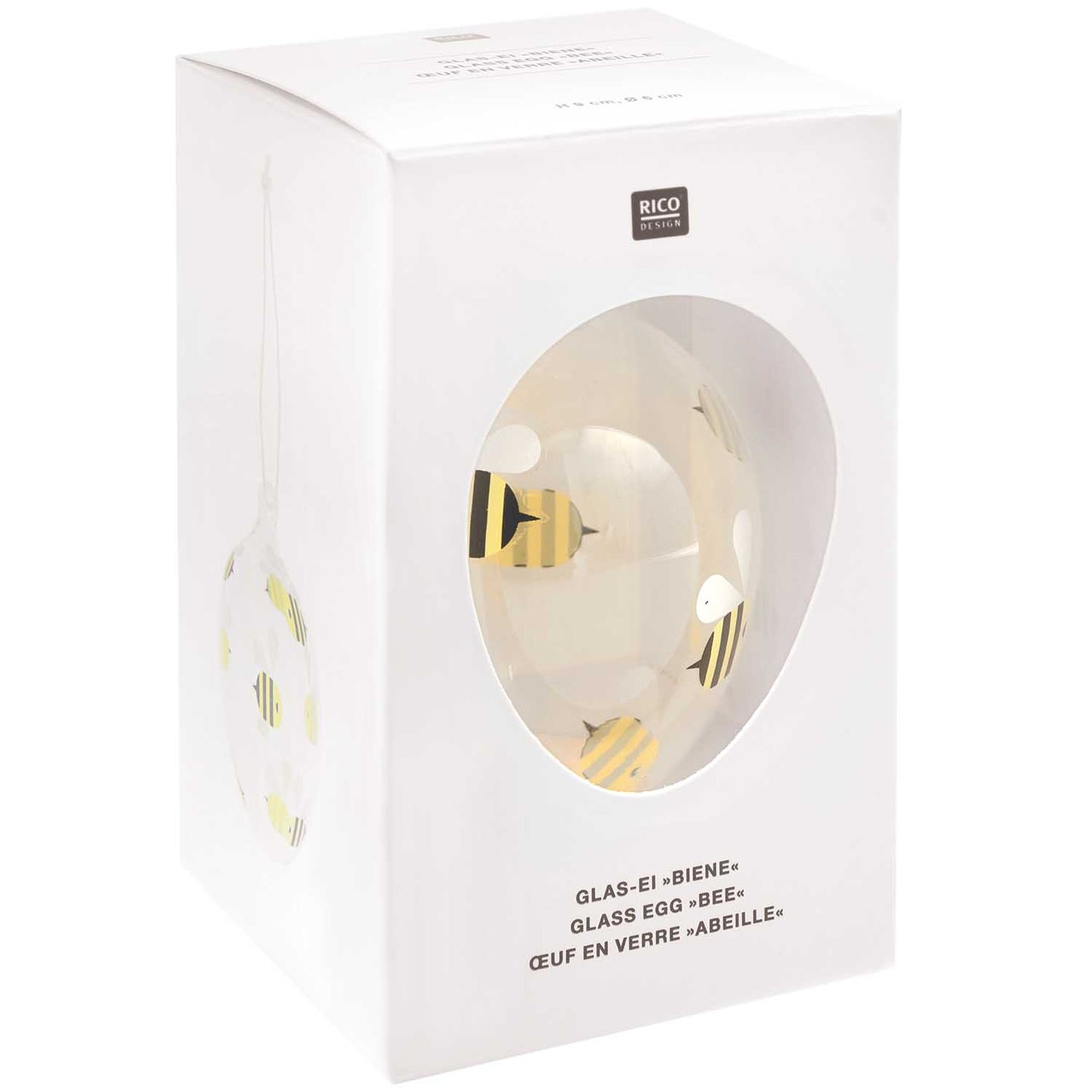 Decorative egg Rico Design - Bee