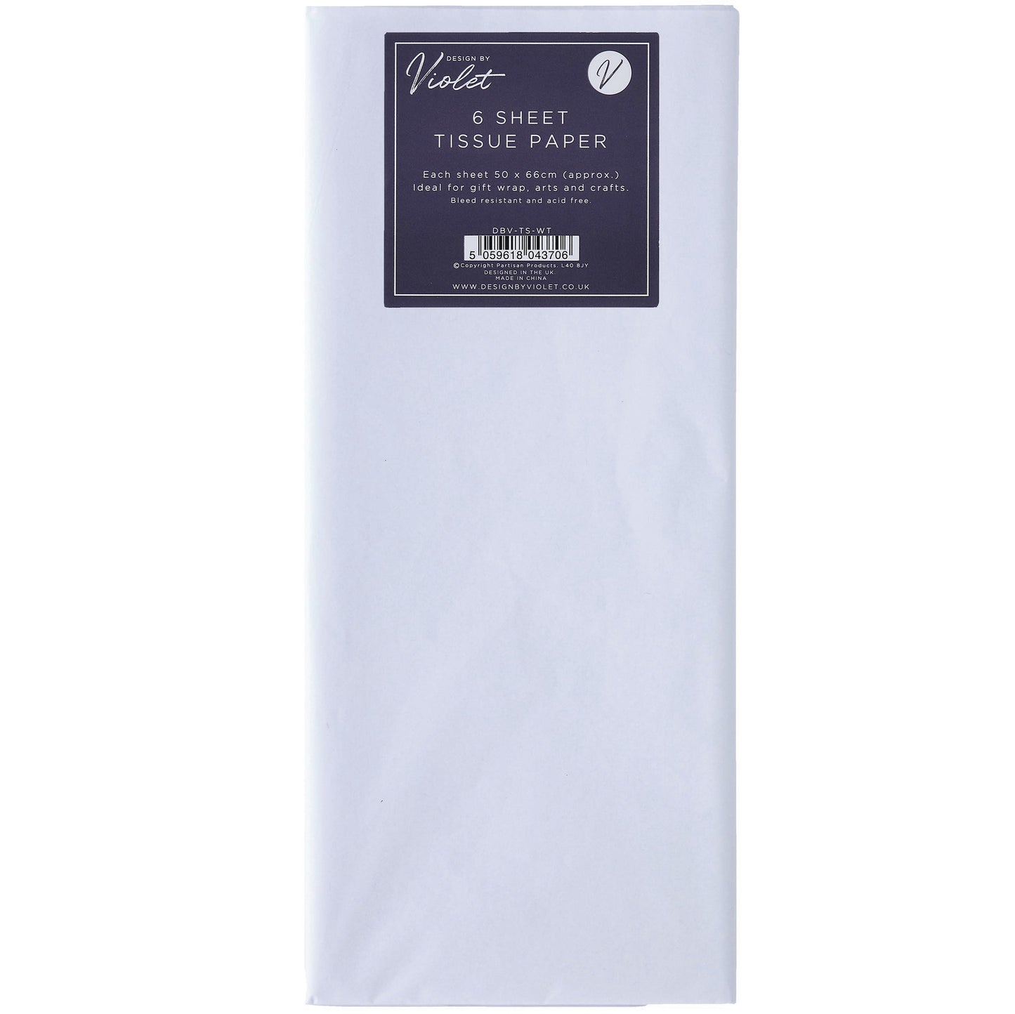 Tissue Paper Partisan - White