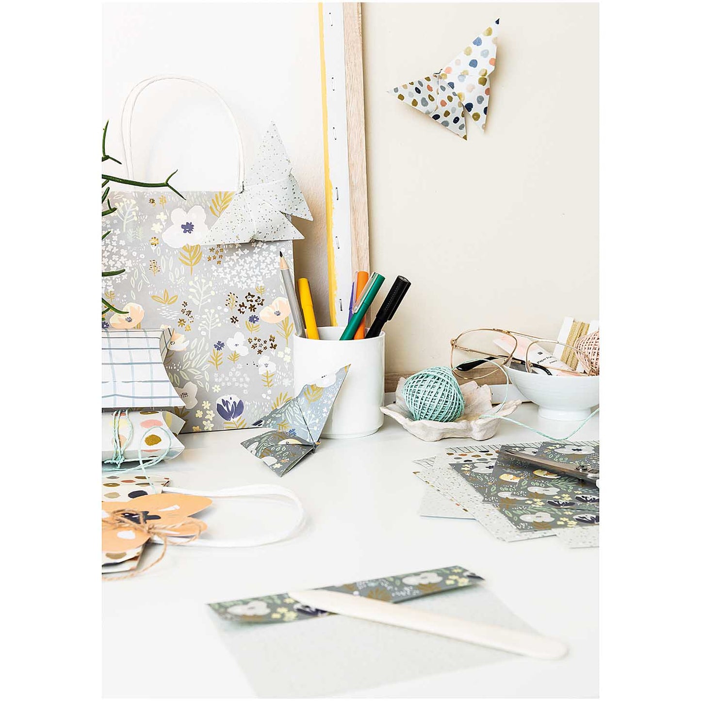 Origami paper, 50 pcs Rico Design - Crafted Nature