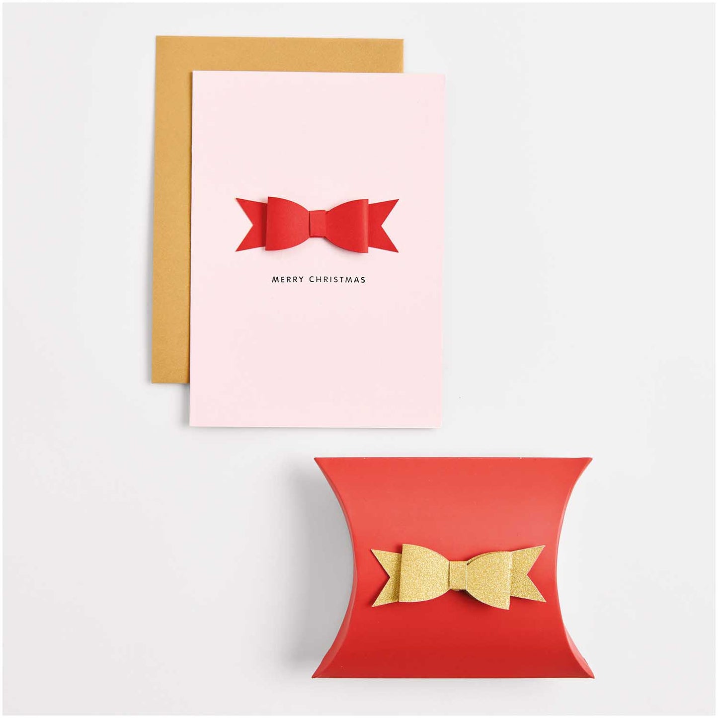 Sticker Set Paper Poetry - Red 3D Bows