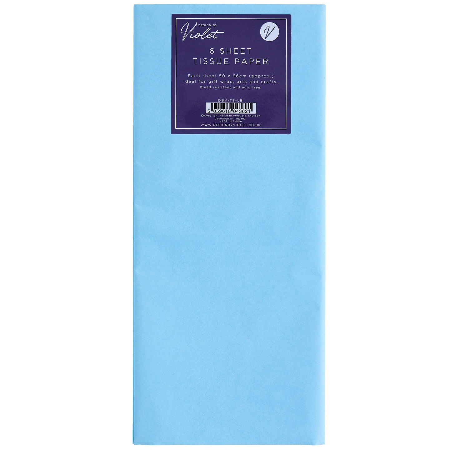 Tissue Paper Partisan - Light Blue
