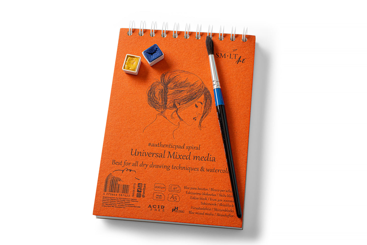 Mixed Media Notebook A5 SMLT - 200g