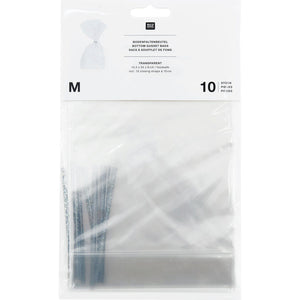 Gift bags Rico Design - Transparent M