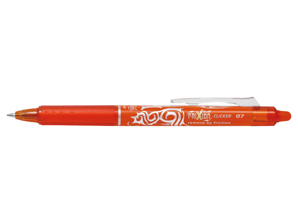 Pyyhittävä mustekynä Pilot - Frixion Ball Clicker 0,7 orange