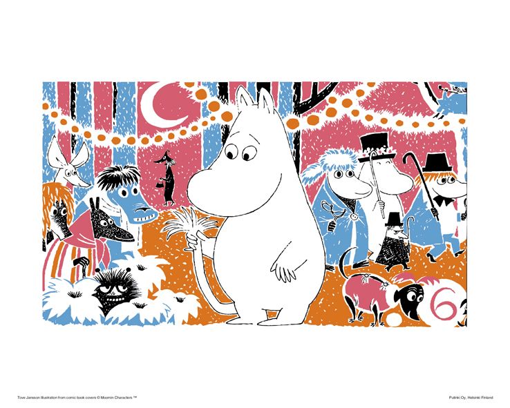Poster Moomin 24x30 - Cartoon 6