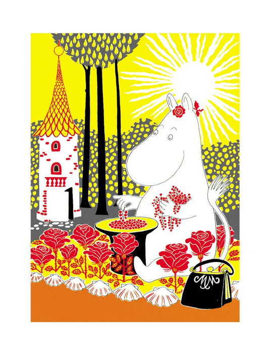 Poster Moomin 50x70 - Moominmamma and Berries