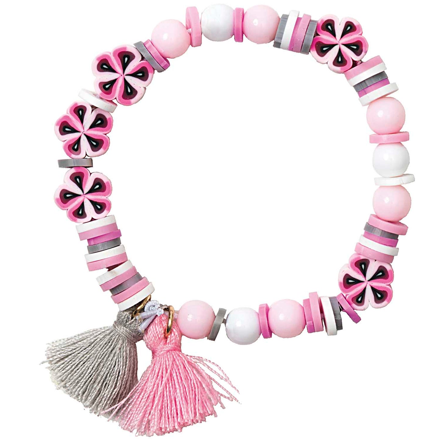 Beads for bracelet Rico Design - Rose