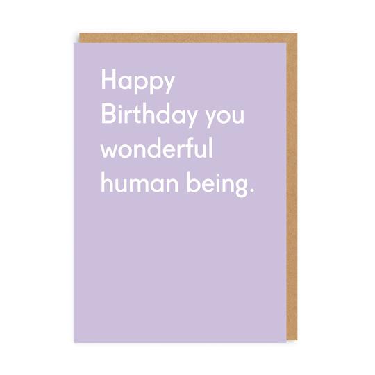 2-part card Ohh Deer - Wonderful human being