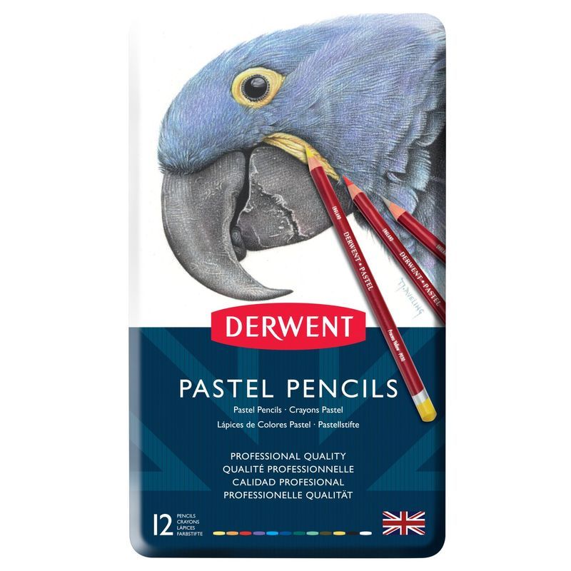 Pastellivärikynät 12 kpl Derwent - Pastel Pencil