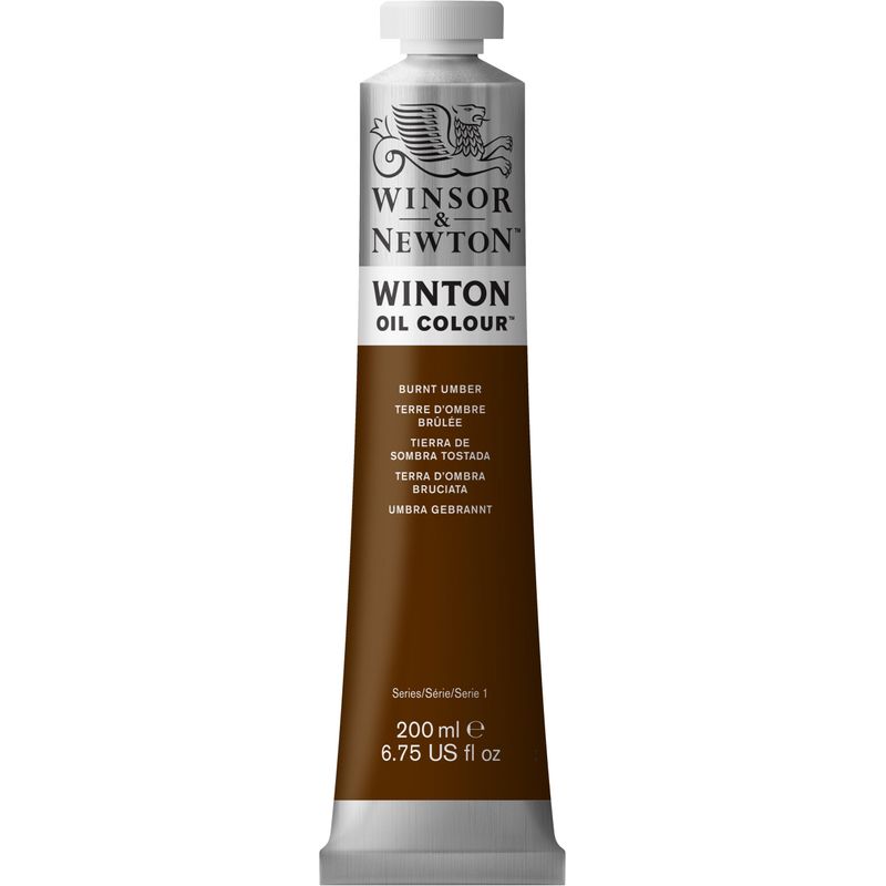 WN Winton 200ml 076 (03) Burnt umber, 200ml öljyväri