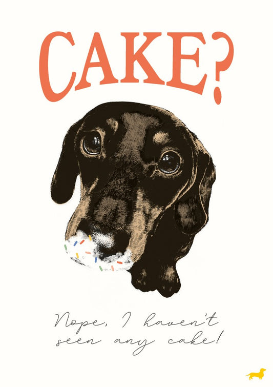 2-piece card The Art File - Cake?