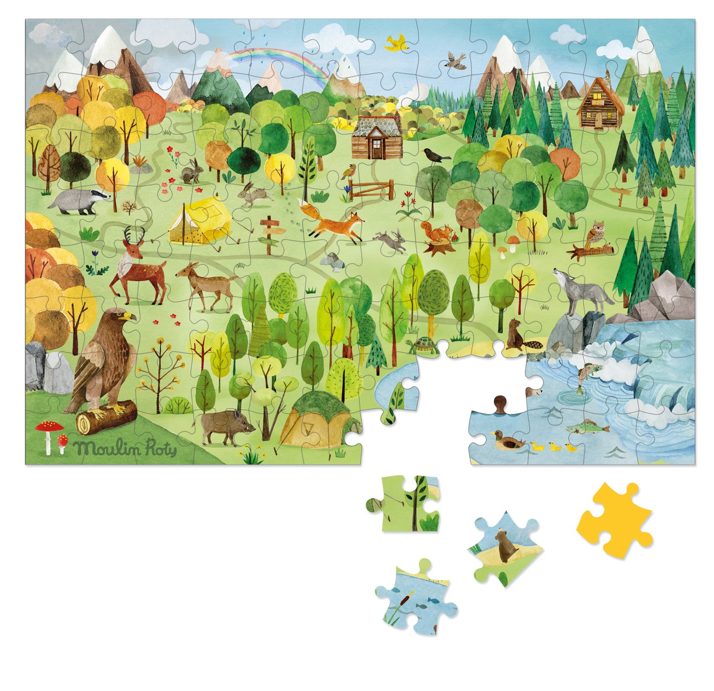 Puzzle Moulin Roty - Forest