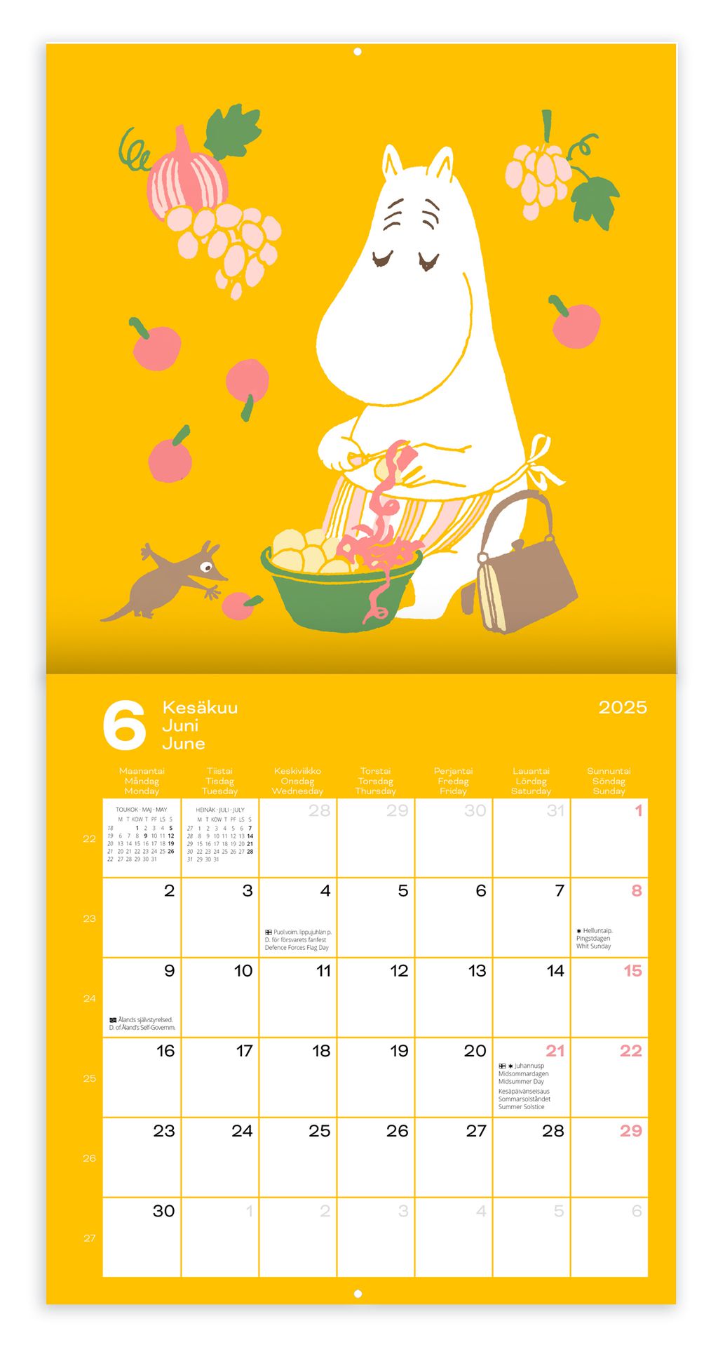 Small wall calendar - Moomin 2025