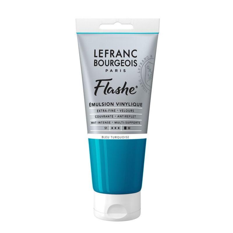 LB Flashe Vinyl acrylic 80ml 050 Turquoise Blue, vinyyliväri