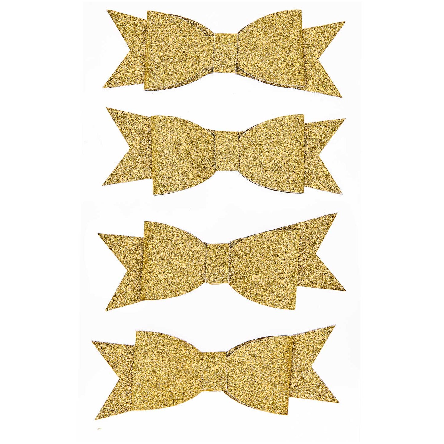 Sticker Set Paper Poetry - Golden 3D Bows