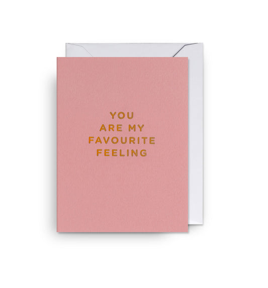 Small 2-part card Lagom - You are My Favourite Feeling