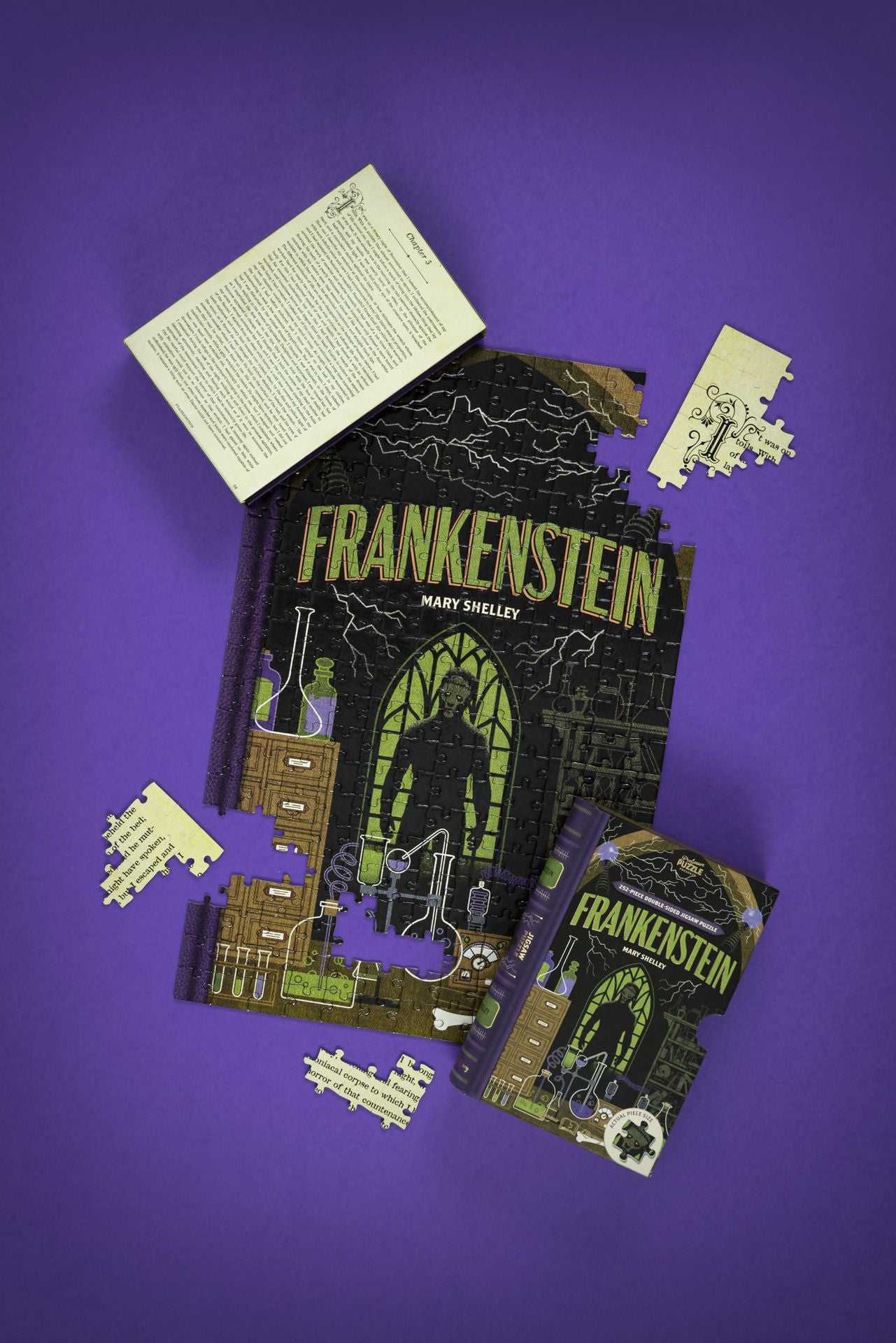 Puzzle 252 pieces Professor Puzzle - Frankenstein