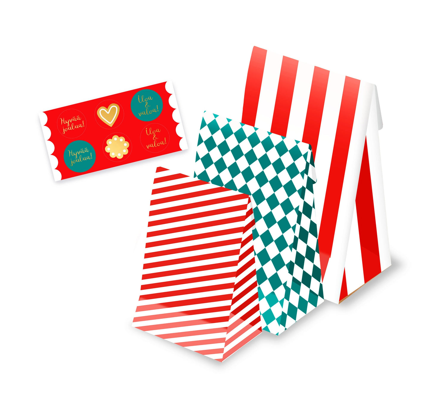 Lahjapussisetti Putinki Moments - Raidat ja vinoruutu