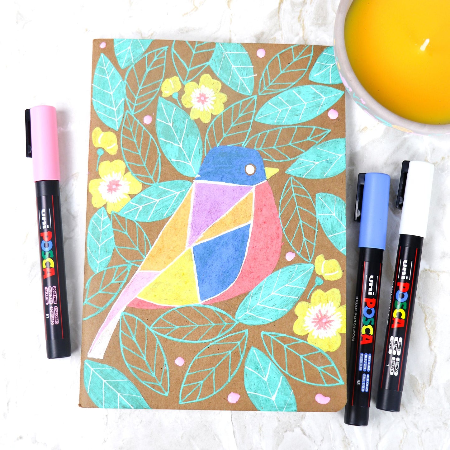 Markers POSCA Uni Marker 8 pcs PC-3M 0.9 -1.3mm - pastel colors