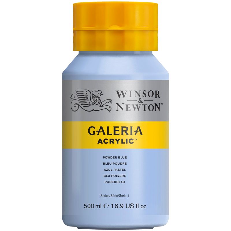 WN Galeria 500ml 446 Powder blue (1), 500ml akryyliväri