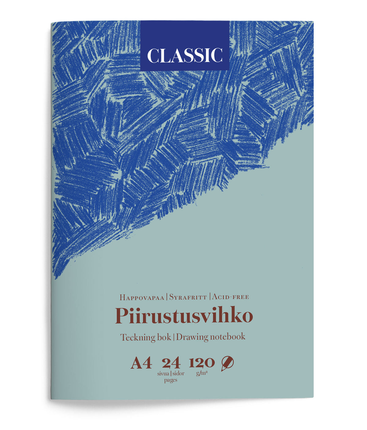 Classic Luonnosvihko A4 120g 24 sivua Drawing