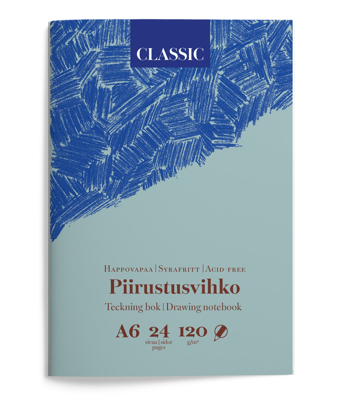 Classic Luonnosvihko A6 120g 24 sivua Drawing