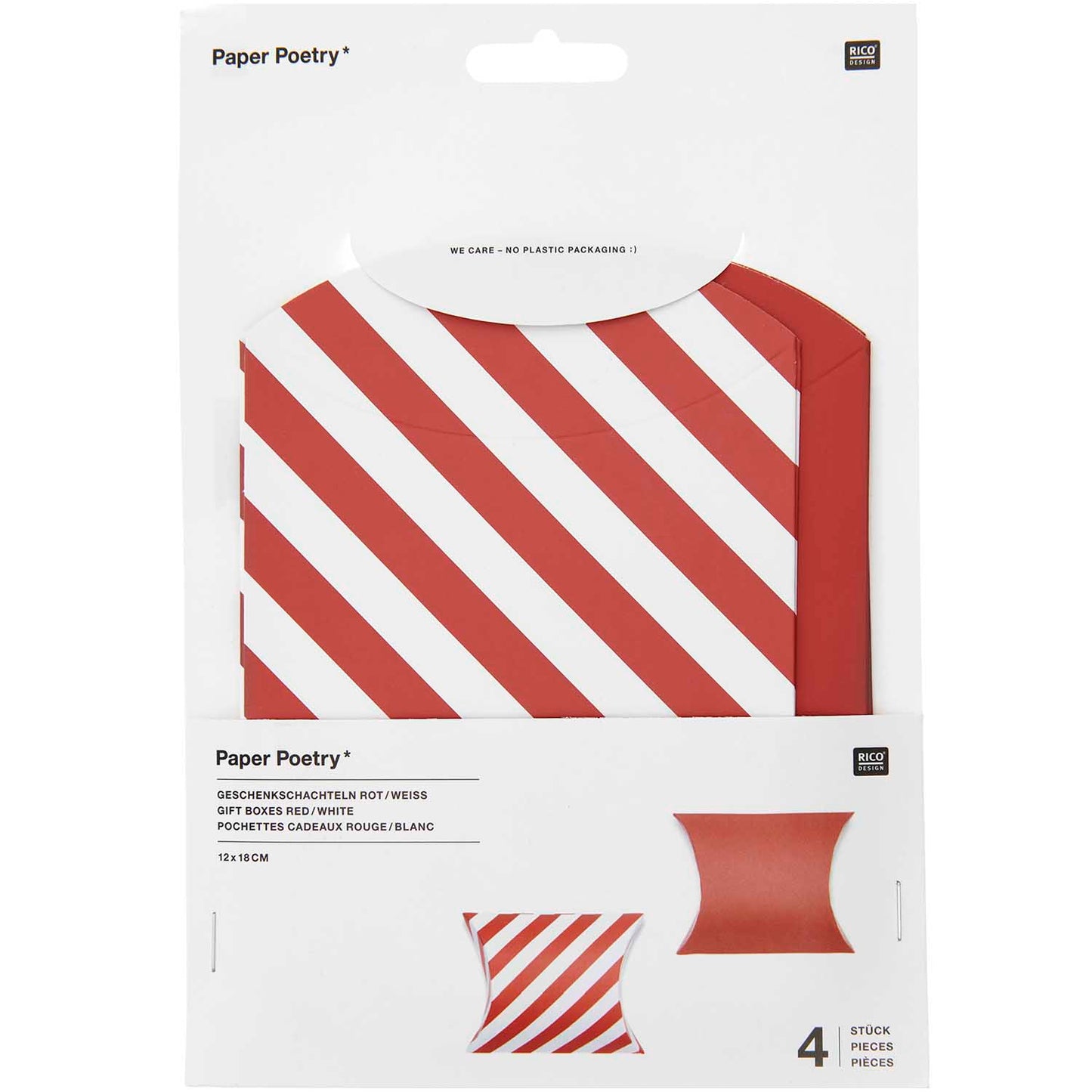 Gift boxes Paper Poetry - Red/white