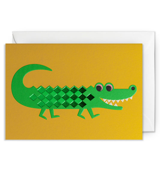 2-piece card Lagom - Crocodile