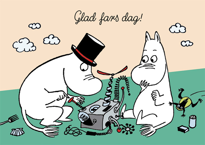 2-part card Moomin - Happy Father's Day