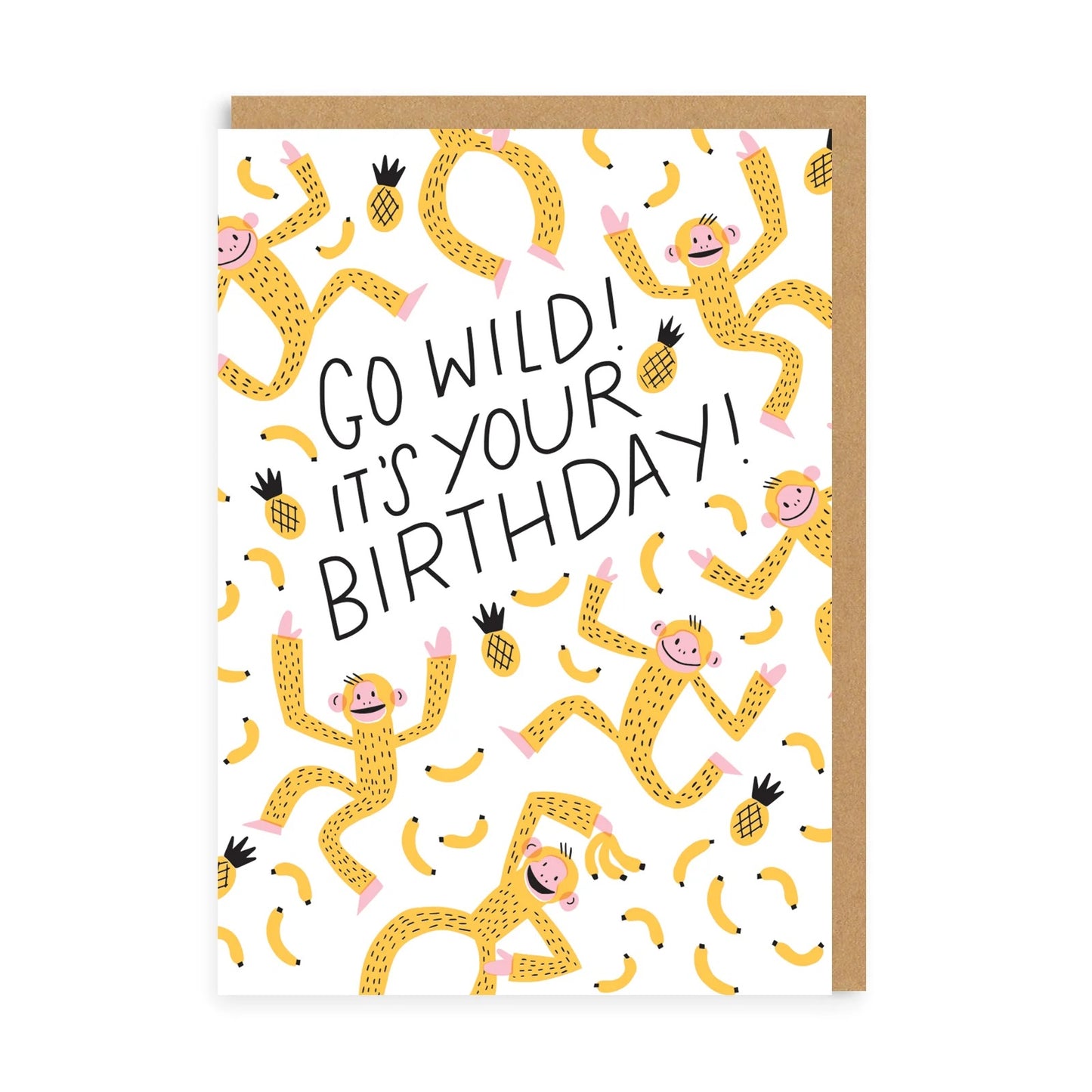 2-part card Ohh Deer - Monkeys