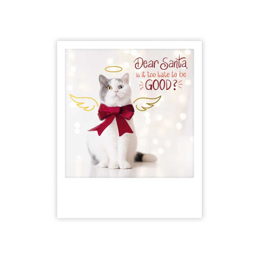 Christmas card Pickmotion - Bowknot cat