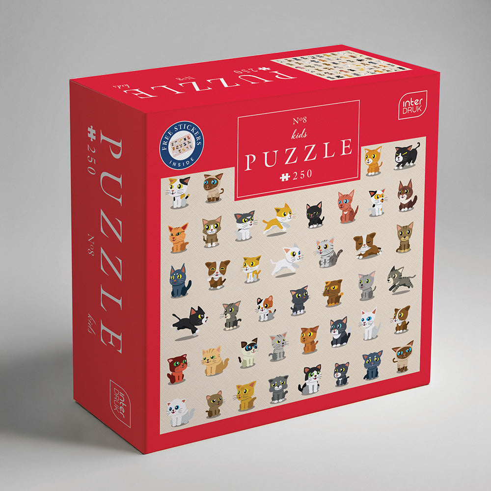 Puzzle 250 pieces Interdruk - Cats