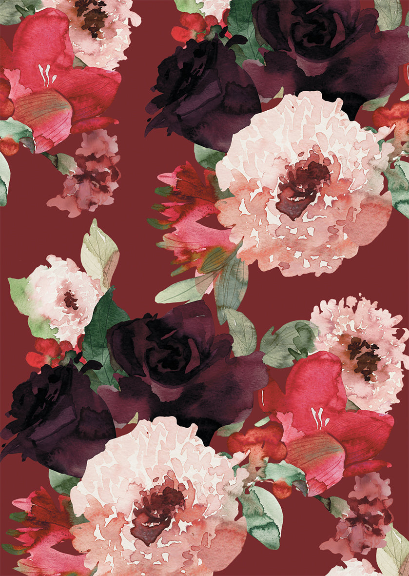 Christmas card Pentik - Christmas flower