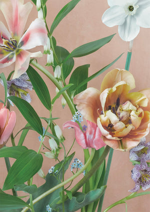 Postcard Kreetta Järvenpää - Pale tulips