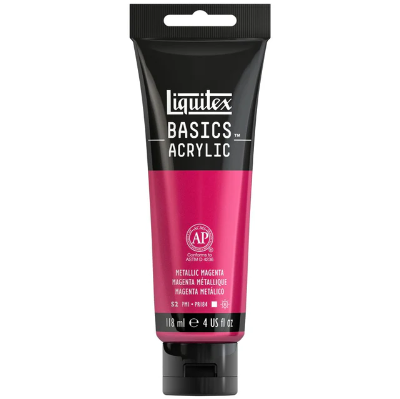 Liquitex Basics 118ml akryyliväri - Metallic Magenta