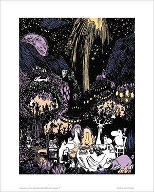 Juliste Muumi 24x30 - Elokuunjuhlat