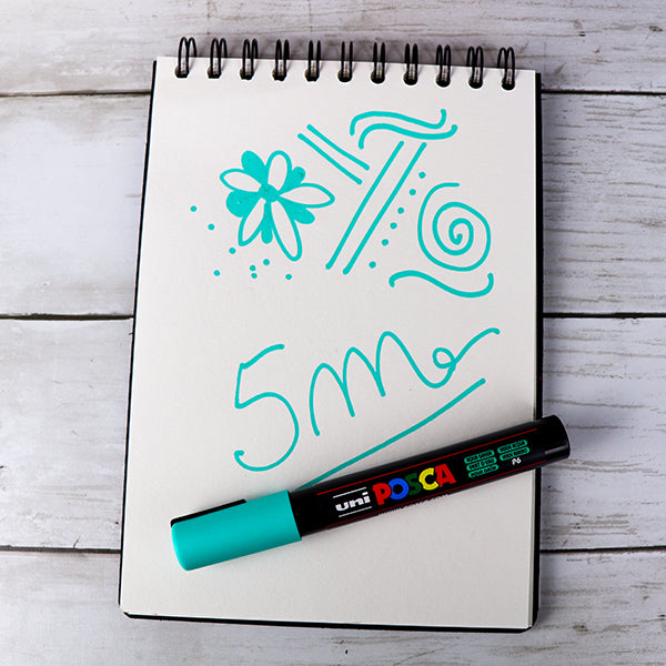 Paint markers 8 pcs Posca PC-5M - Pastel colors