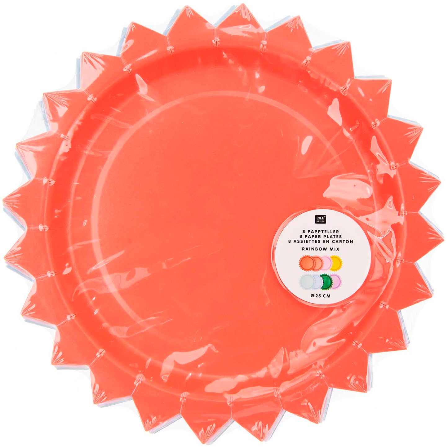 Pahvilautaset 8kpl Rico Design - Multicolour