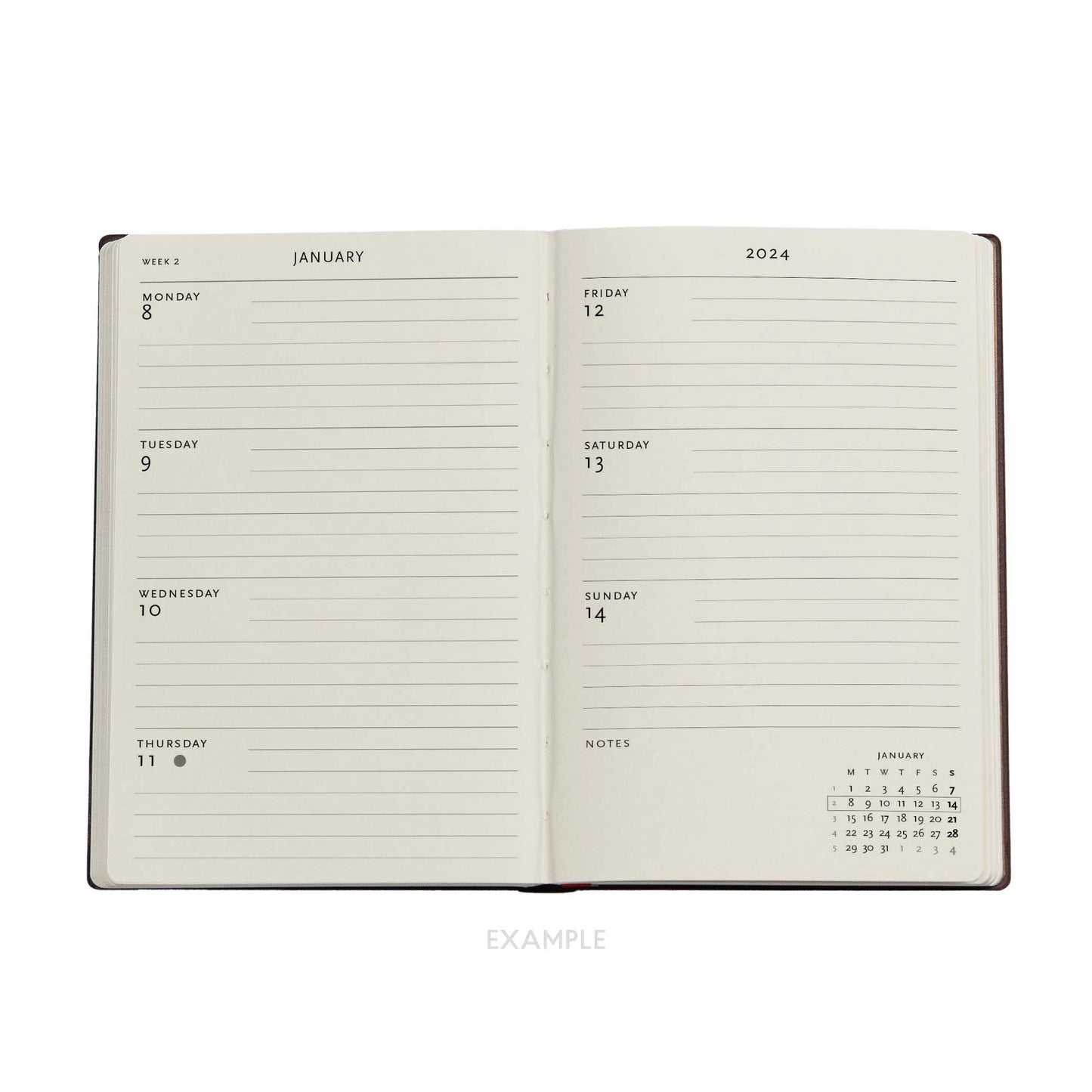 12 month calendar Paperblanks - Kara-ori, Mini 2024