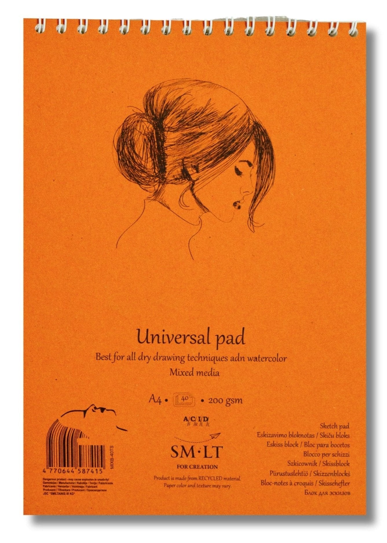 Mixed media sketchpad A4 SMLT - 200g