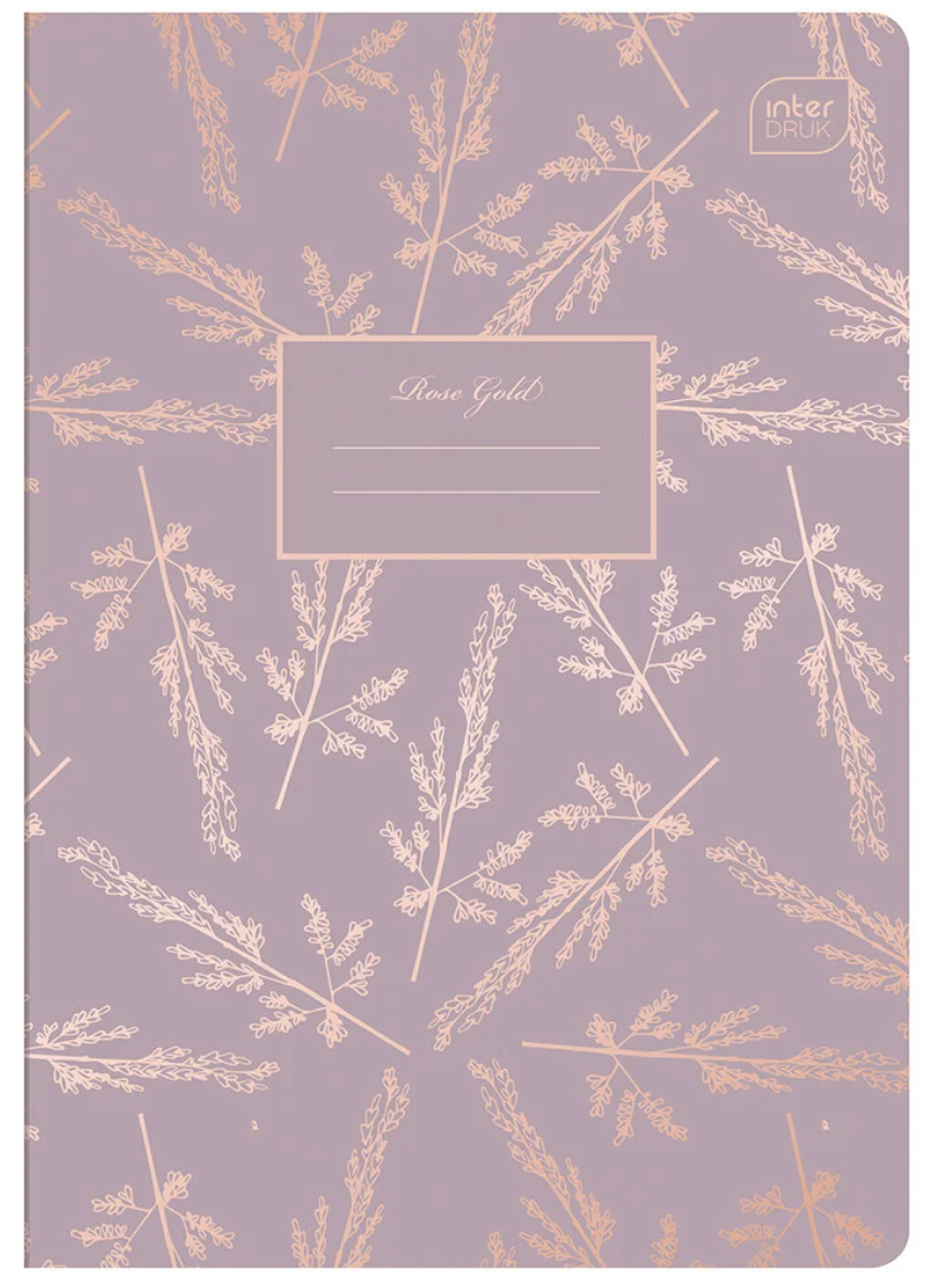 Notebook A5 Interdruk Rose Gold - Malva
