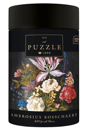 Puzzle Interdruk - Ambrosius Bosschaert, Still Life With Flowers