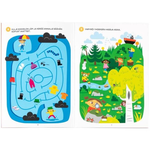 Wipeable Learning&Joy - Towards Eskaria activity book