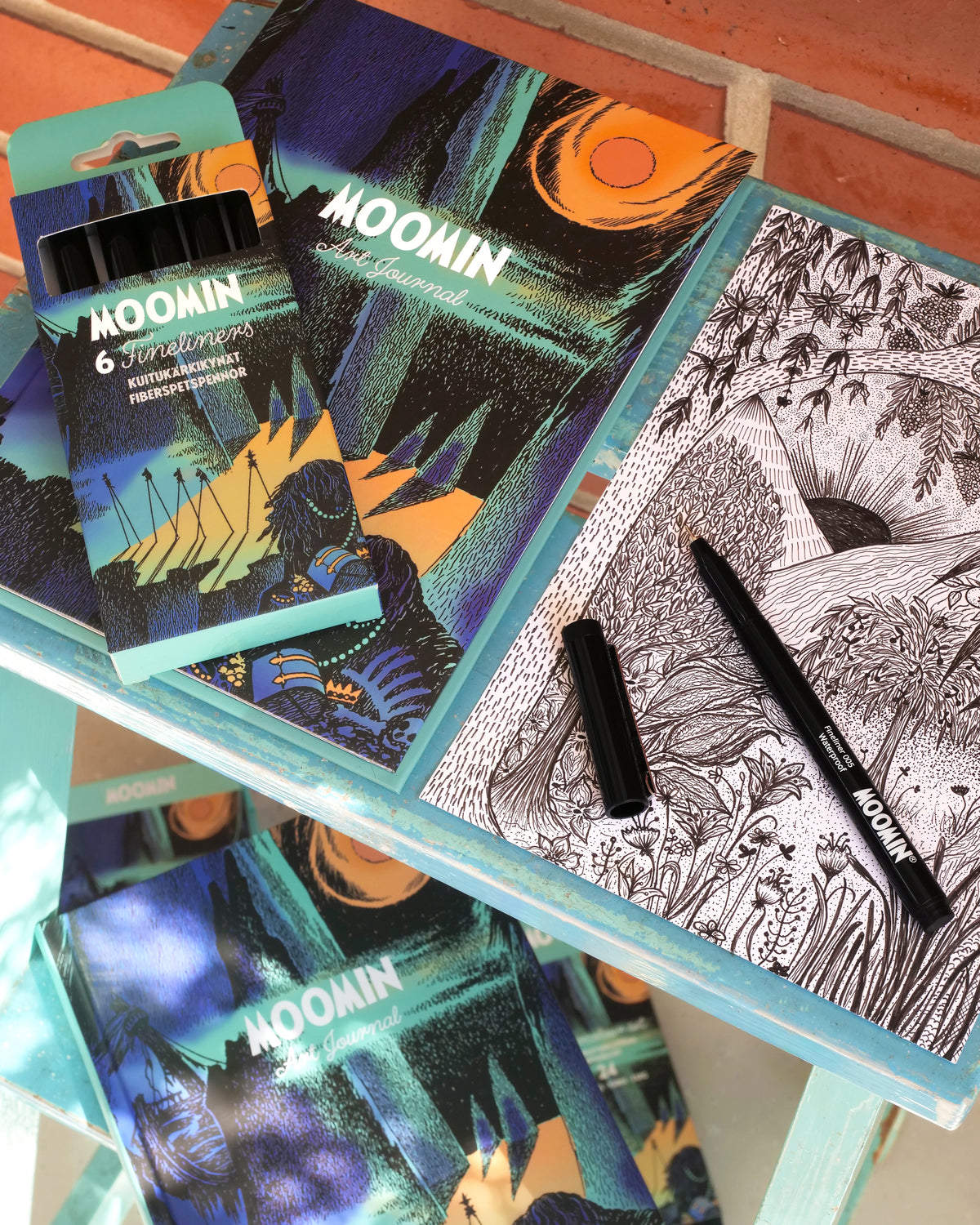 Moomin A5 Mixed Media Art Diary