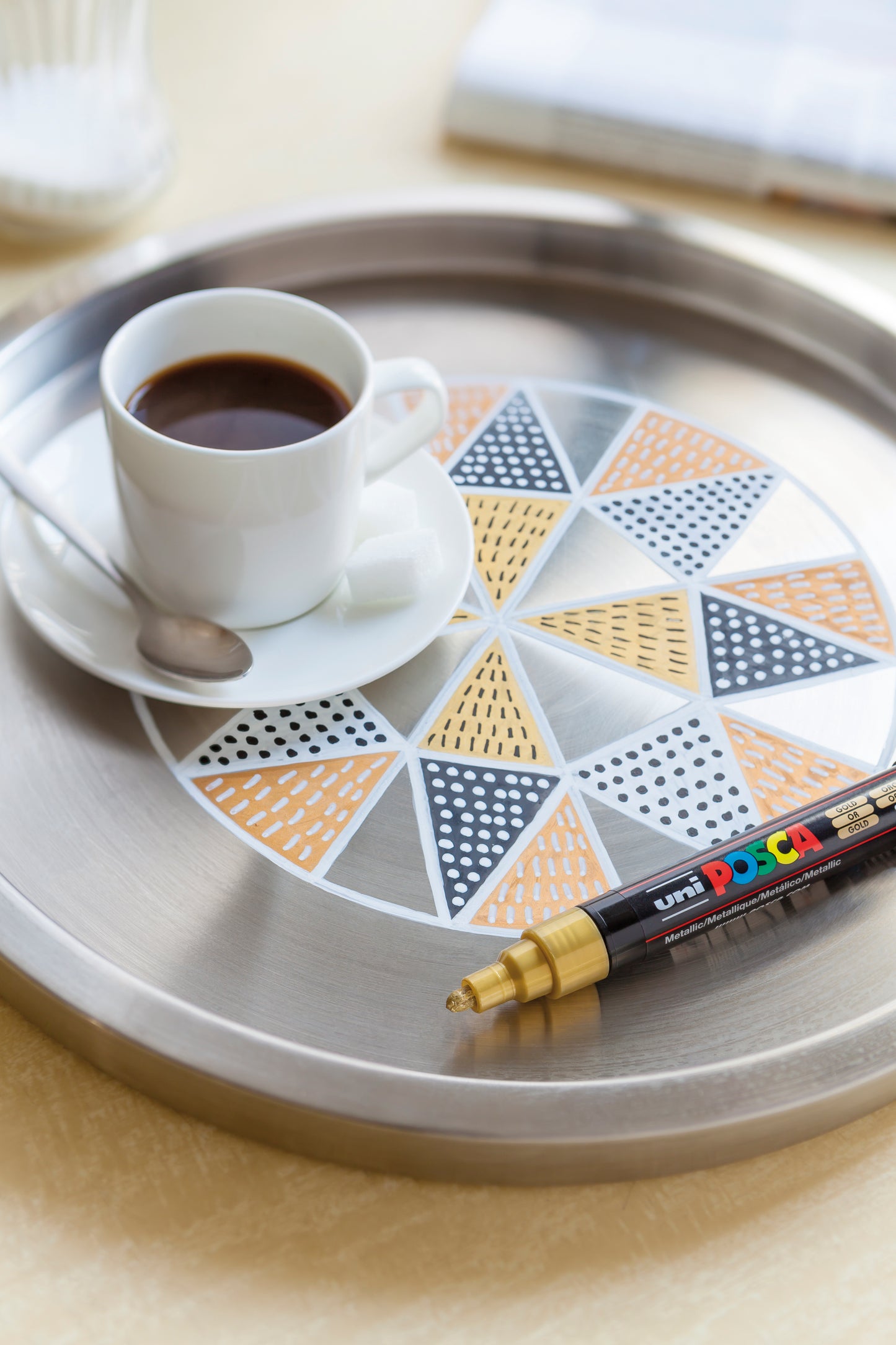 Paint markers 8 pcs Posca PC-5M - Pastel colors