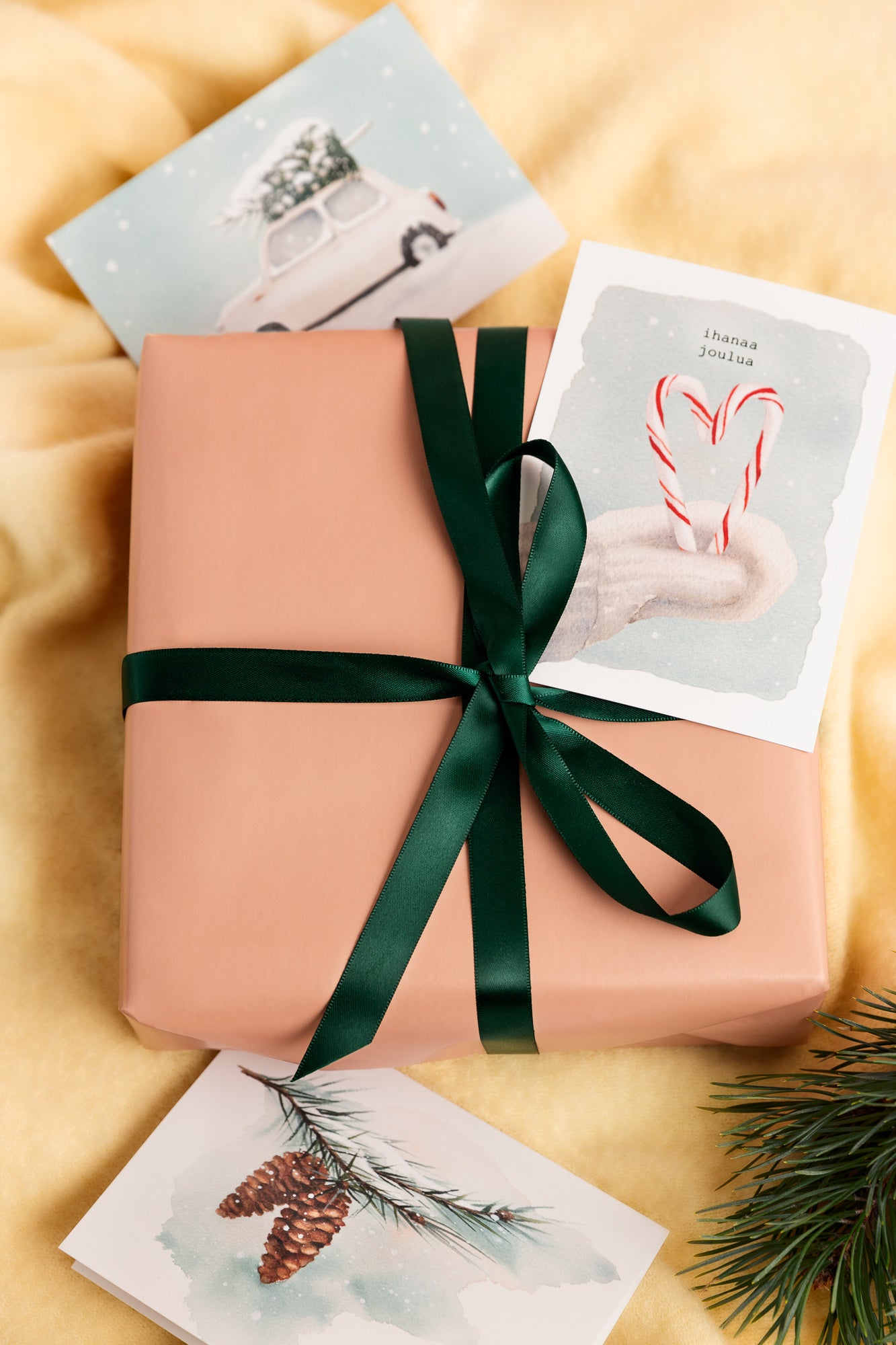 Christmas card Henna Adel - "Wonderful Christmas" polka candies