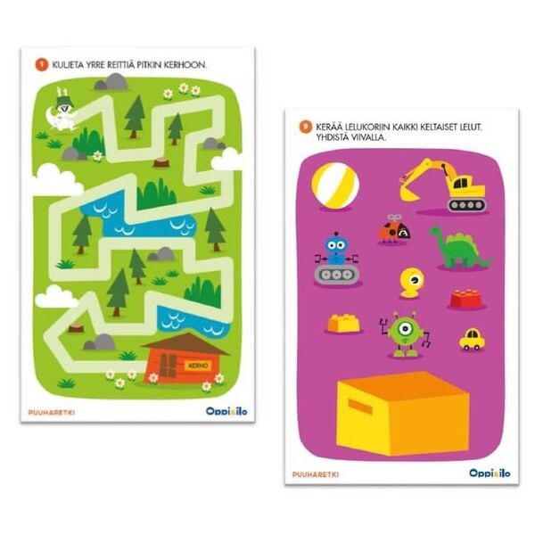Activity trip activity cards. Learning & Joy 3-4 years