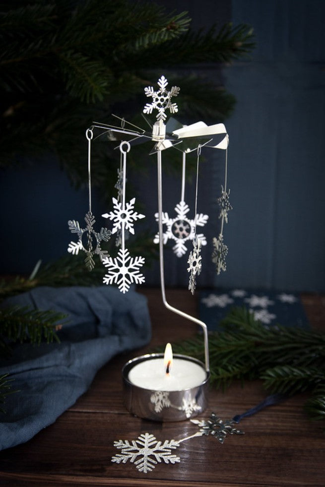 Enkelikello Pluto Design - Snowfall silver