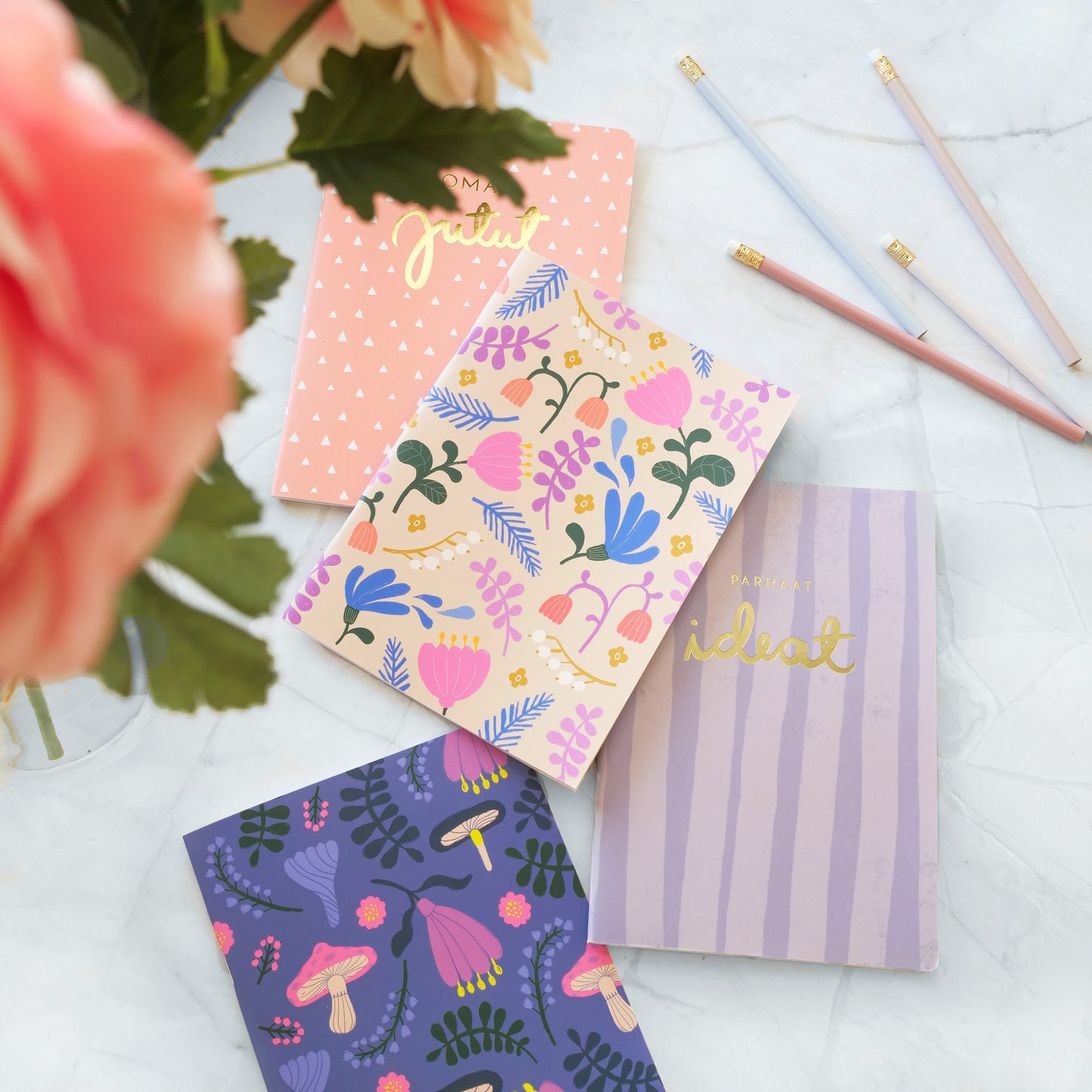 Notebook A5 Mira Mallius - Home forest flowers